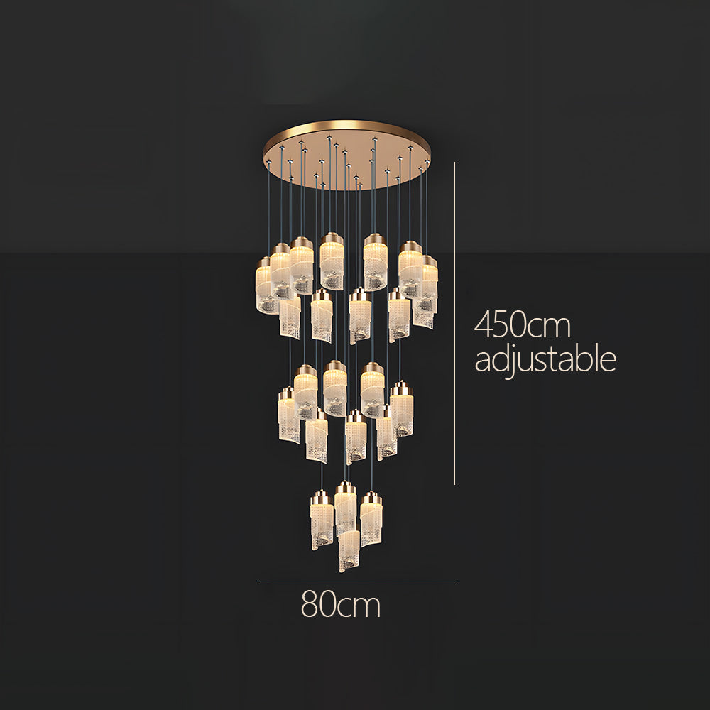 Luxurious Contemporary Acrylic Living Room LED Pendant Lights