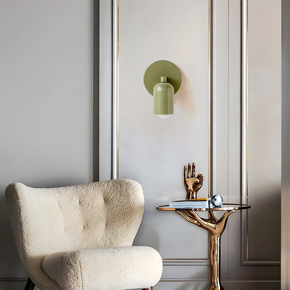 Simple Modern Small Stained Wall Sconce