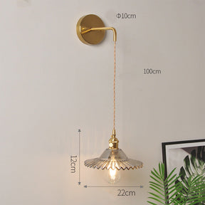 Nordic Wall Mounted Adjustable Glass Wall Lamp