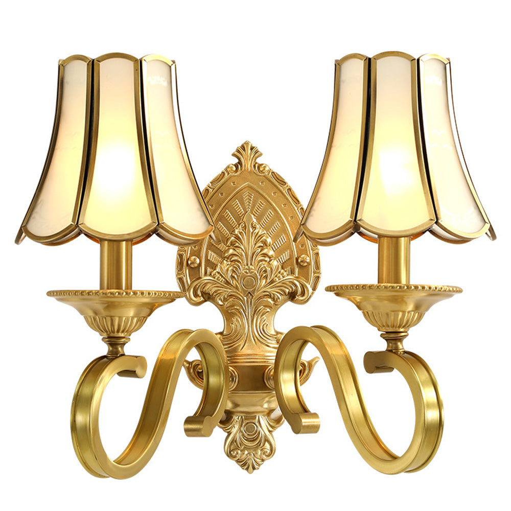 Gold Contemporary Mid-Century Wall Light