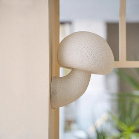 French Creative Cream Mushroom Wall Light