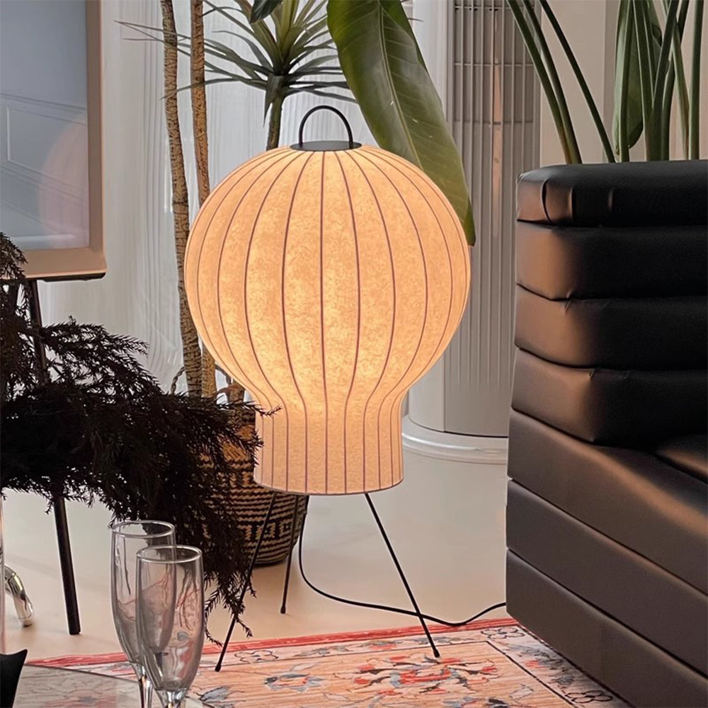 Contemporary Silk Hot Air Balloon Floor Lamp