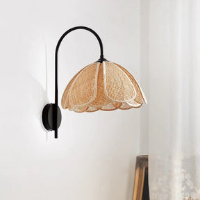 Retro Rattan Vintage Simple Wall Light