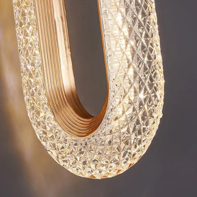 Luxury Acrylic Loop LED Wall Light