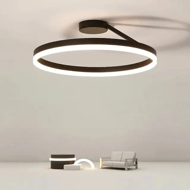 Nordic LED Geometry Circle Ceiling Light