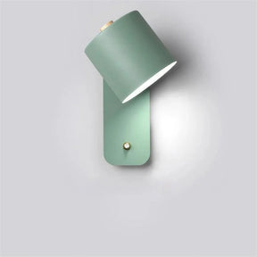 Nordic Rotatable Cylinder Iron Wall Light For Bedroom