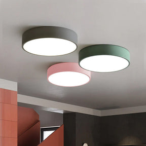 Minimalist Modern Round Flush Ceiling Lights