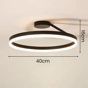 Nordic LED Geometry Circle Ceiling Light