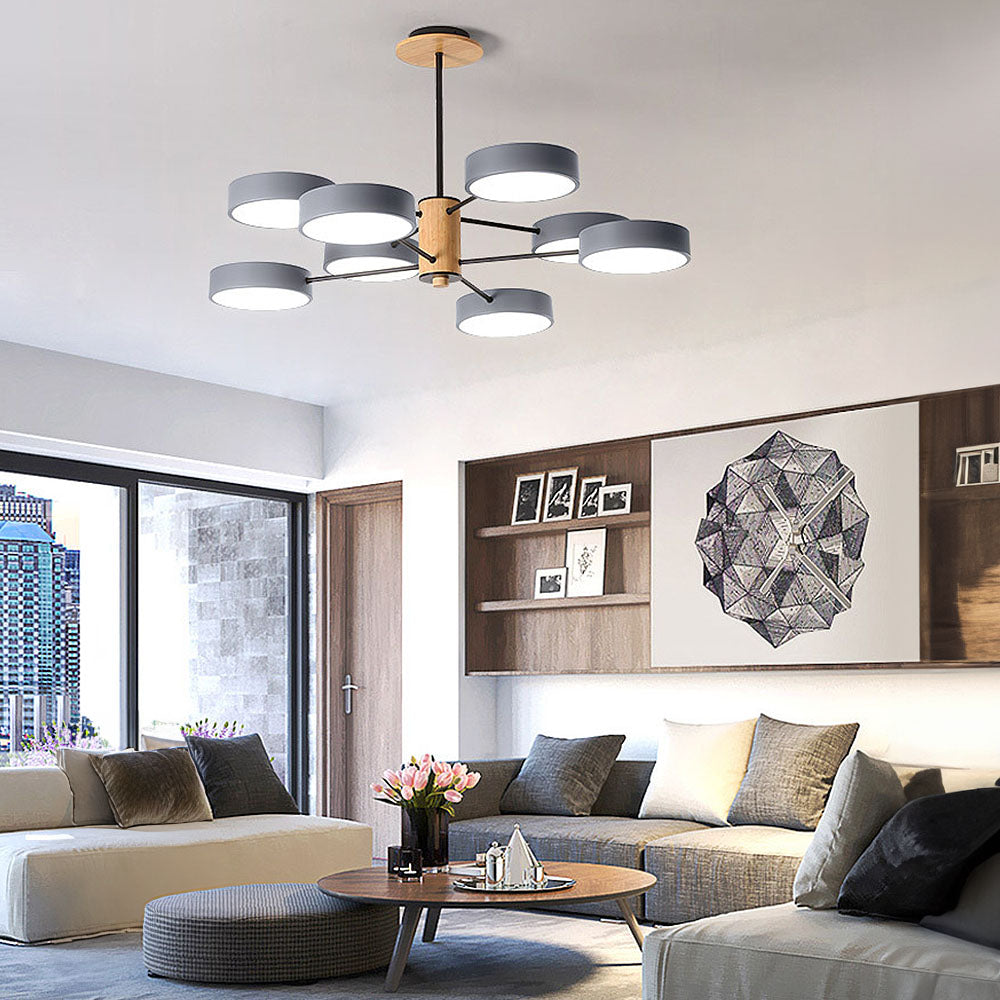 Modern Simple LED Branched Pendant Light