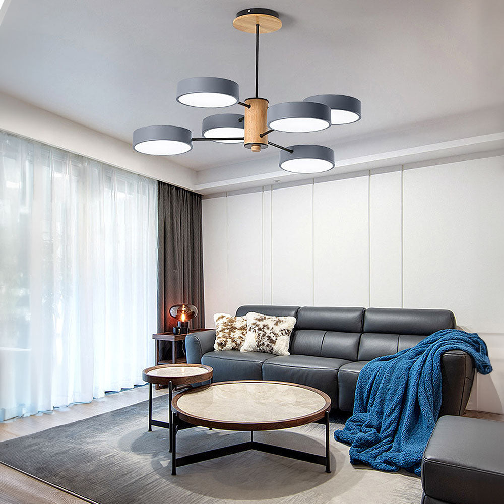 Modern Simple LED Branched Pendant Light