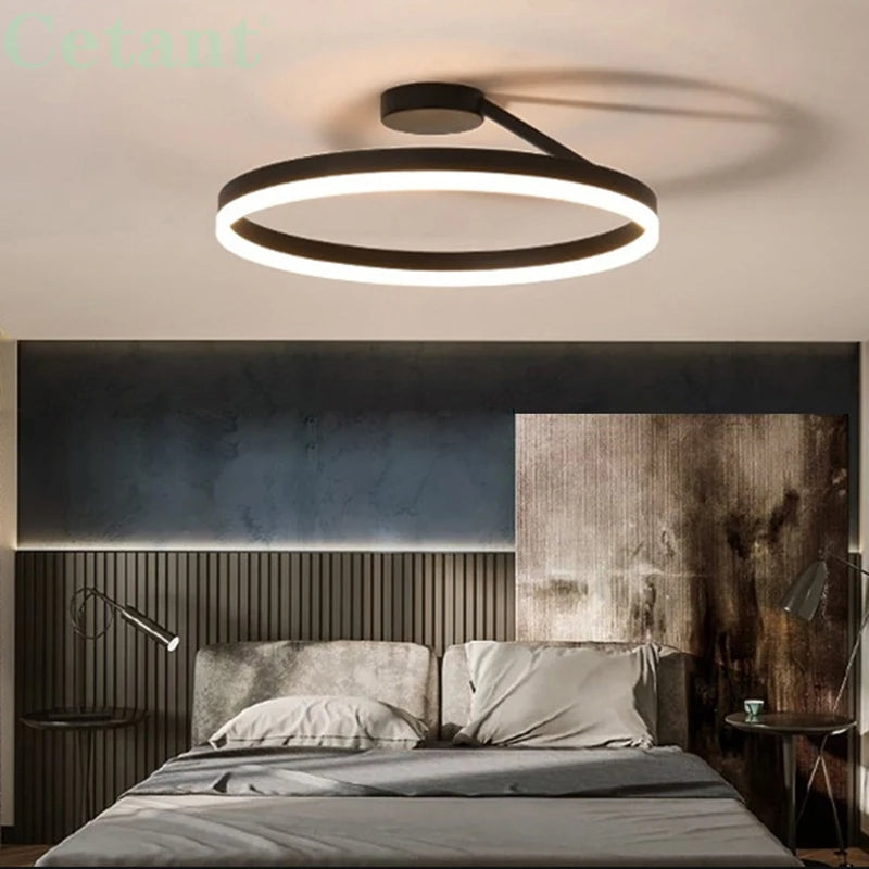 Nordic LED Geometry Circle Ceiling Light