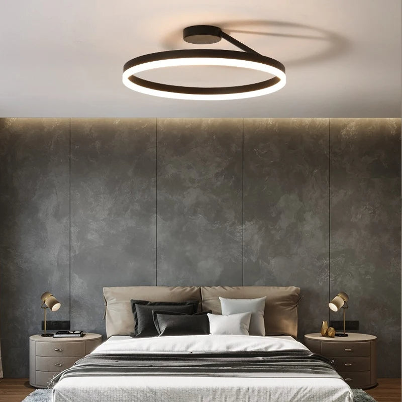 Nordic LED Geometry Circle Ceiling Light