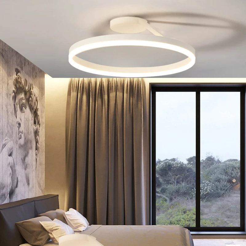 Nordic LED Geometry Circle Ceiling Light