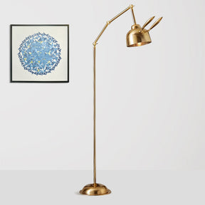 Modern Gold Rabbit Floor Lamp for Living Room