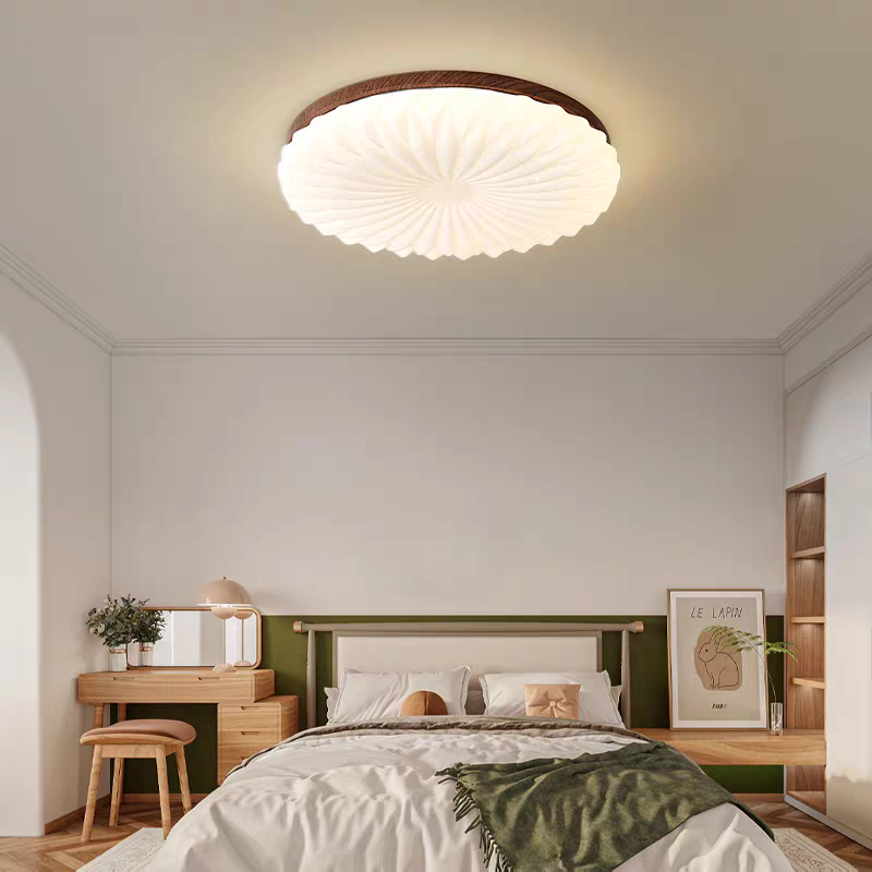 French Cream White Led Ceiling Light