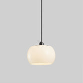 Vintage Milk White Glass Pendant Light