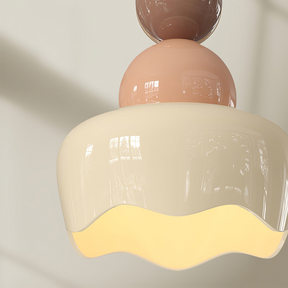 Cream Sunny Rain Doll Bedroom Pendant Light -Homdiy