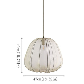 Nordic 1-Light Fabric Lampshade Shade Pendant Lamp