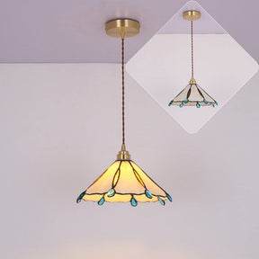 Retro Stained Glass Tiffany Pendant Light -Homdiy