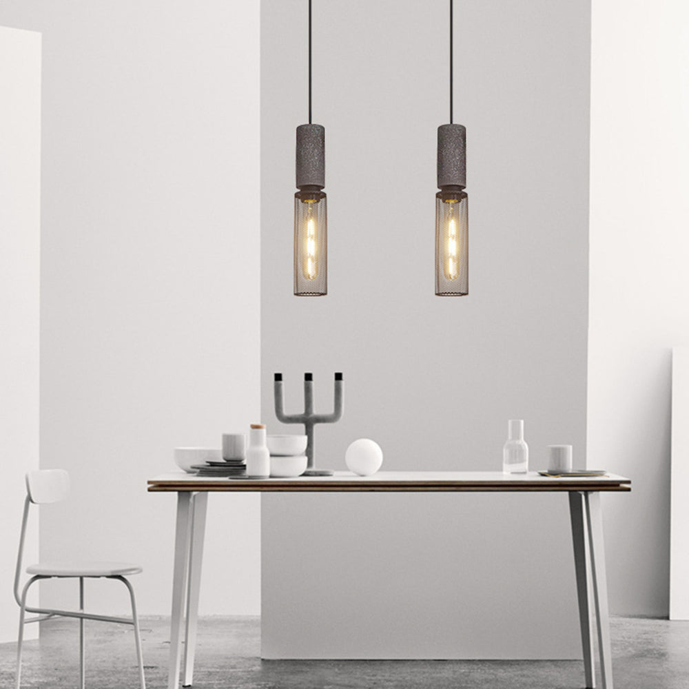 Black LED Chandelier Minimalist Pendant Lighting -Lampsmodern