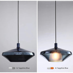 Modern Multicolored Glass Pendant Lamp for Dining