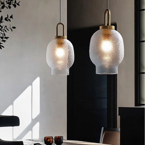 Clear Frosted Glass Pendant Light for Kitchen